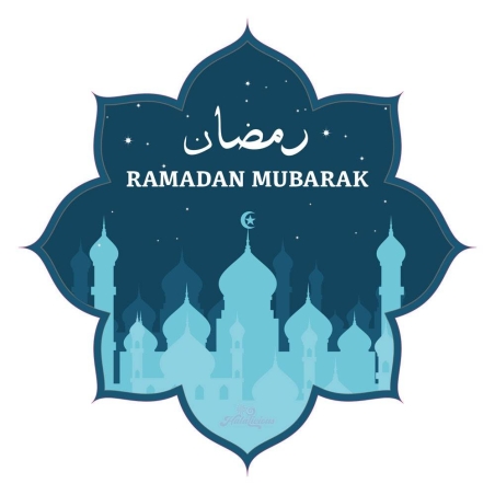 Ramadan Mubarak Sticker Stern 50 Stück