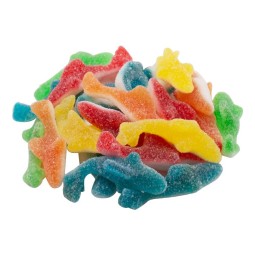 Bunte Haifische Gezuckert