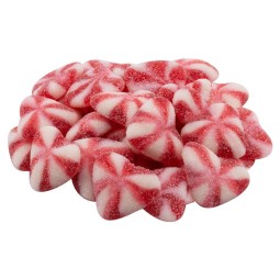 Rote Swirl Herze Gezuckert