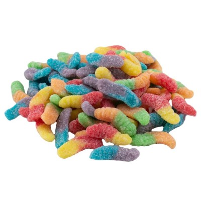 Bunte Mini Würmer Gezuckert