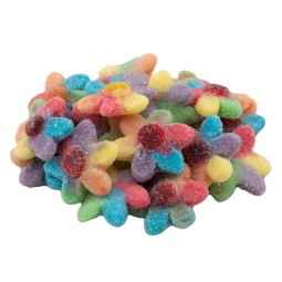 Bunte Blumen Gezuckert