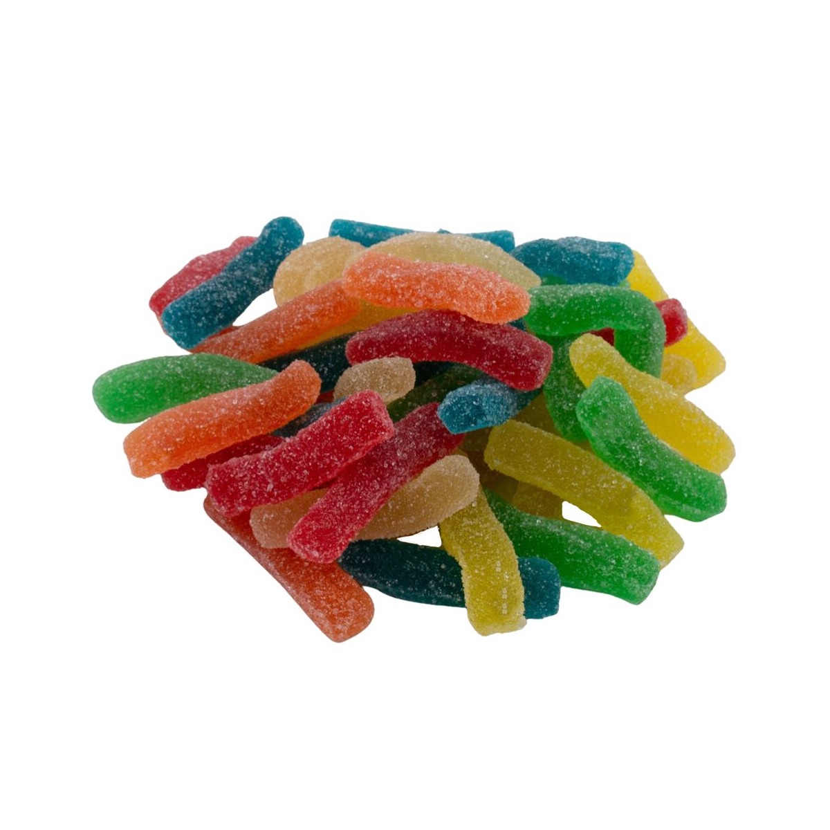 Bunte Pommes Gezuckert