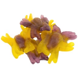 XL Spinnen: Köstliche Süßigkeiten in lila und gelb | Halalicious