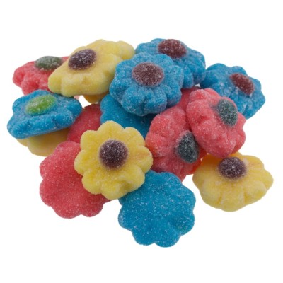 Bunte Blumen Gezuckert