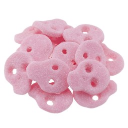 Pinke Schädel Fruchtgummi – sauer, spritzig & vegan