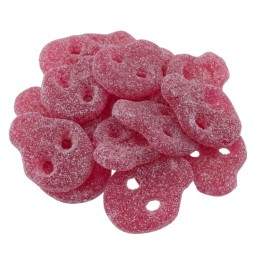 Rote Schädel Fruchtgummi – sauer, spritzig & vegan