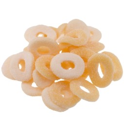 Pfirsich-Ringe gezuckert – Halal Fruchtgummi aus Berlin