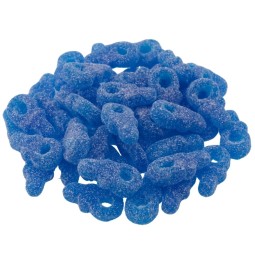 Saure Blaue Schnuller – Vegane Fruchtgummis mit Biss