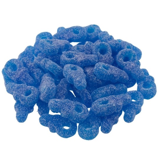 Saure Blaue Schnuller – Vegane Fruchtgummis mit Biss