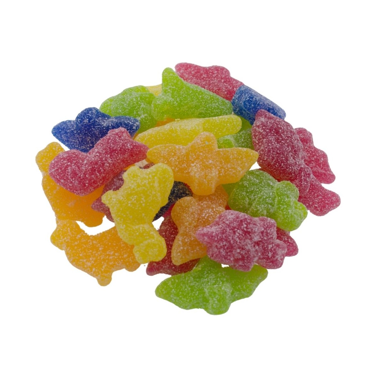 Saure Bunte Dinos– Vegane Fruchtgummis für Naschfans