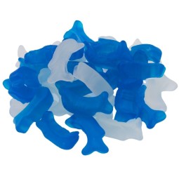 Delfine Blau-Weiß – Vegane Fruchtgummis mit Biss