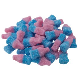 Vegane saure Bubblegum Flaschen – Fruchtgummi mit Kaugummigeschmack | Halalicious