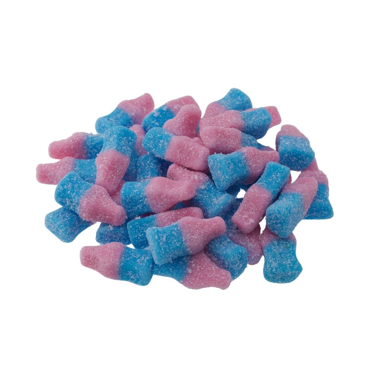 Vegane saure Bubblegum Flaschen – Fruchtgummi mit Kaugummigeschmack | Halalicious