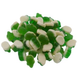 Mini Frösche mit Schaum – Fruchtgummis mit weicher Unterseite