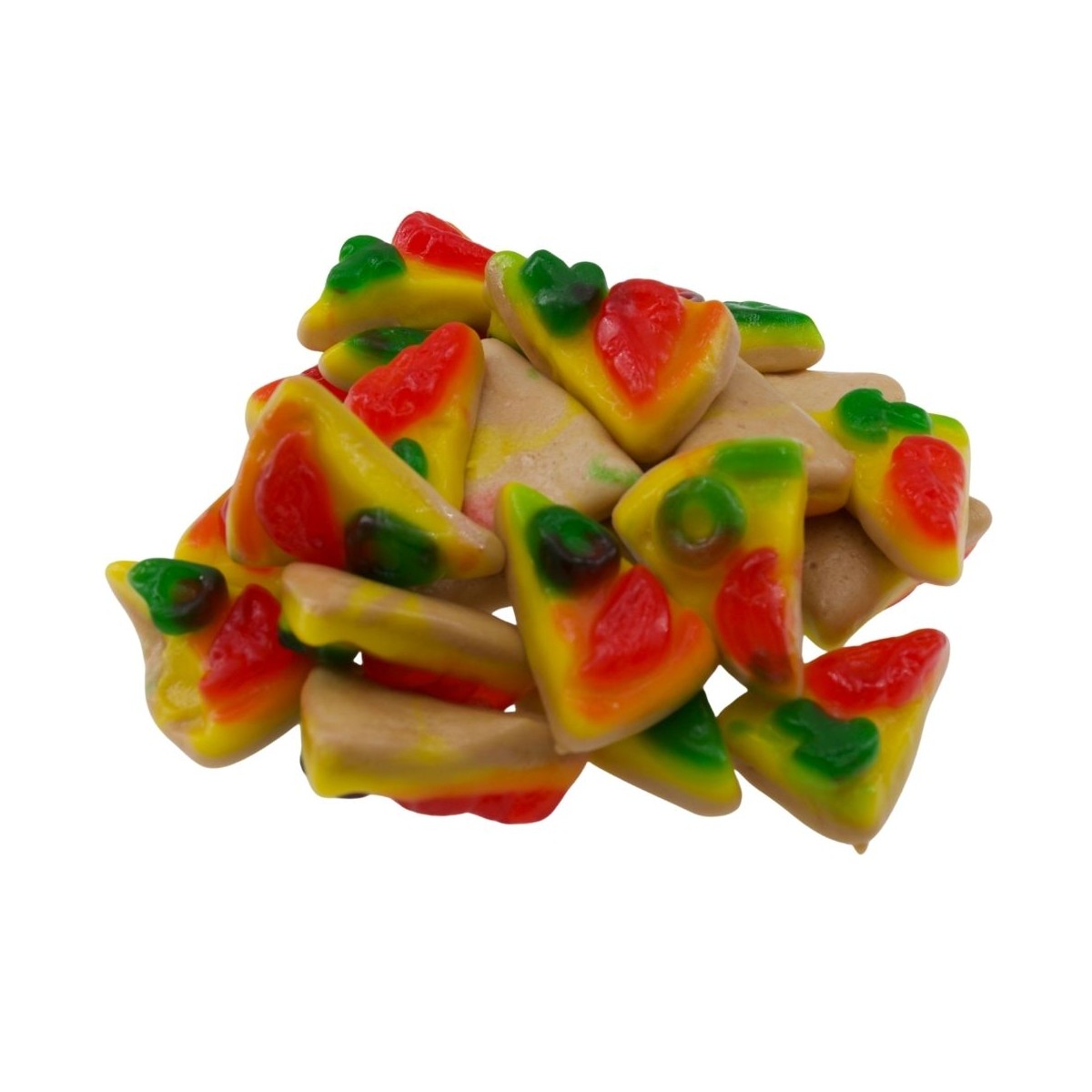 Mini Pizza Stücke – Fruchtgummi in origineller Pizzaform