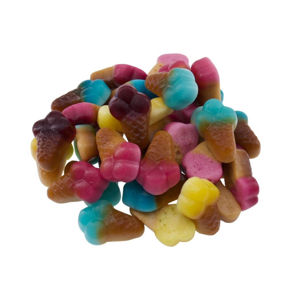 Mini Jelly Eishörnchen – Fruchtgummi in süßer Eisform