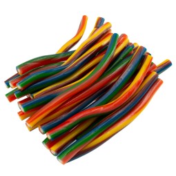 Regenbogen Kabel  – Vegane Fruchtgummis