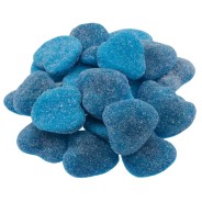 Saure Gefüllte Blaue Herzen – Süß & spritzig | Halalicious