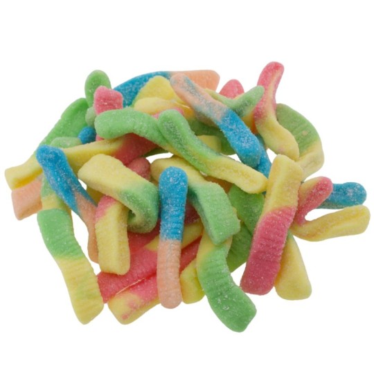 Saure Neon Würmer | Halalicious