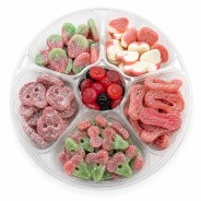 Rote Candyplatte – Süß & Sauer Fruchtgummi Mix | Halalicious